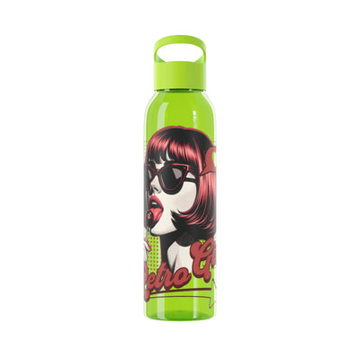 Retro Girl Stainless Steel Water Bottle, Sport Hydration, Wasserflasche