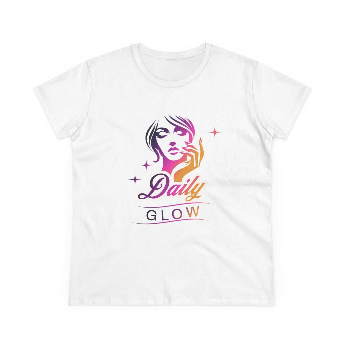 Women's Midweight Cotton Tee - Daily Glow