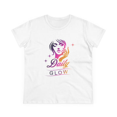 Women's Midweight Cotton Tee - Daily Glow
