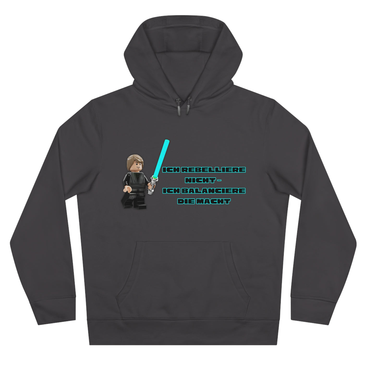Star Wars Inspired King Hooded Sweatshirt - "I do not rebel - I balance the Force"
