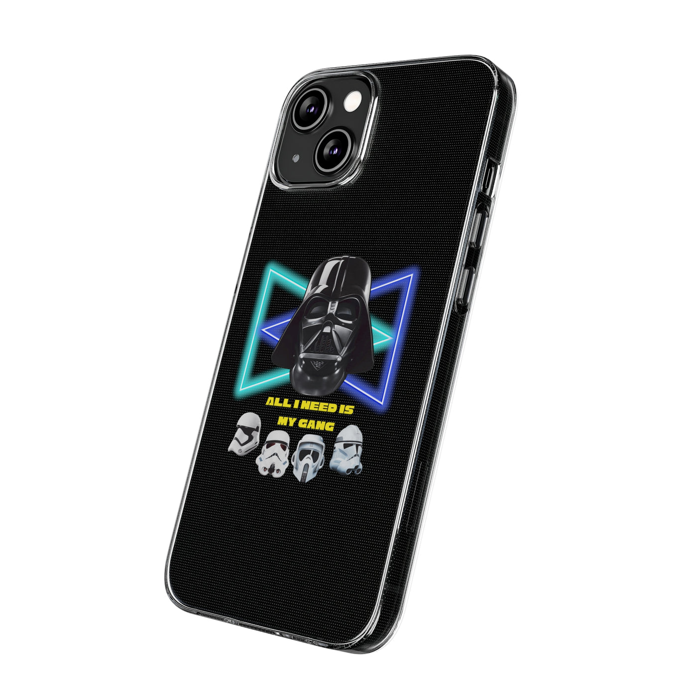 Handyhülle Darth Vader Phone Case, Star Wars Clear Silicone Phone Cover,  All I Need Is My Gang