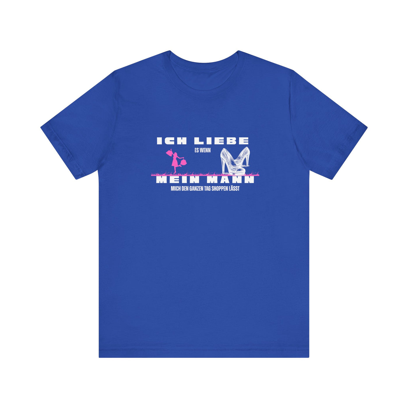 Ich liebe mein Mann "Shopping" Unisex Jersey Short Sleeve Tee