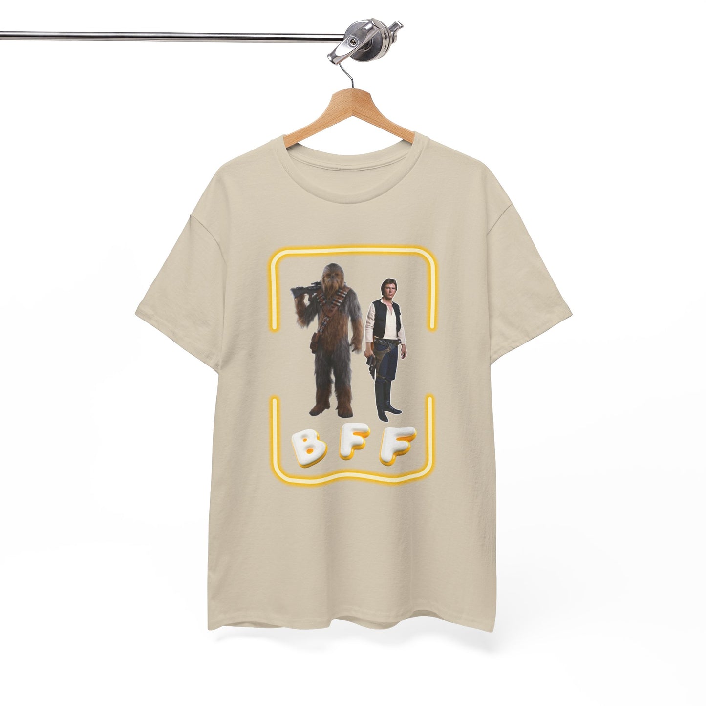 BFF Chewbacca & Han Solo Unisex Heavy Cotton Shirt