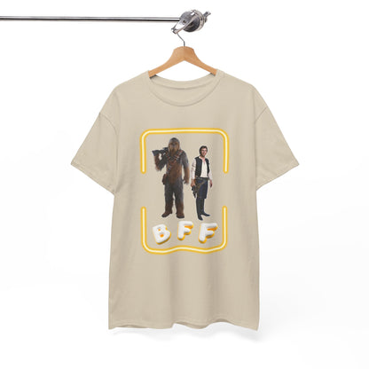 BFF Chewbacca & Han Solo Unisex Heavy Cotton Shirt