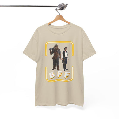 BFF Chewbacca &amp; Han Solo Unisex Heavy Cotton Shirt