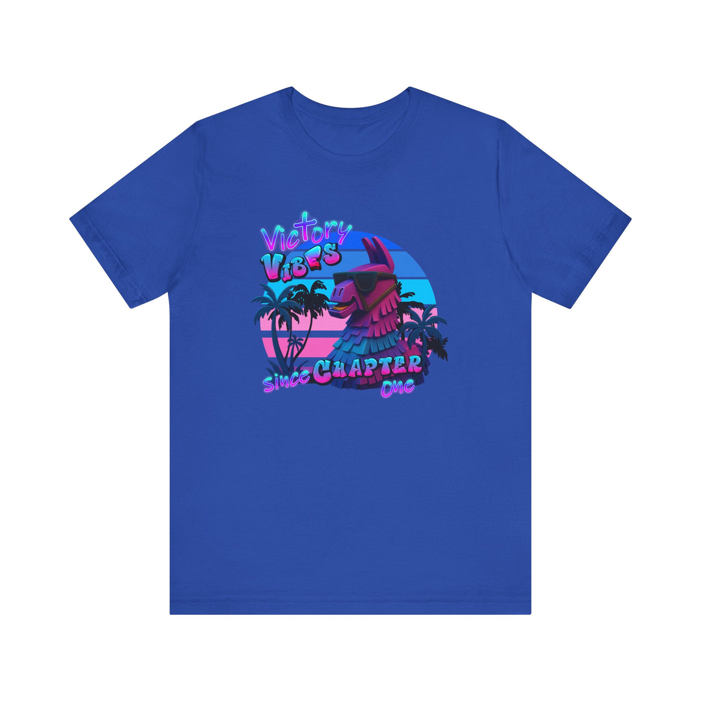 Retro Fortnite Vibe Unisex Short Sleeve Tee - 'Victory' Chapter One Graphic