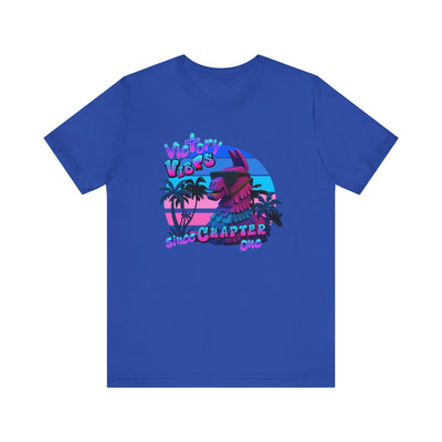 Retro Fortnite Vibe Unisex Short Sleeve Tee - 'Victory' Chapter One Graphic