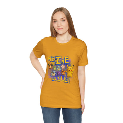 Pokemon Skills Unisex Tee, Fun Casual Shirt