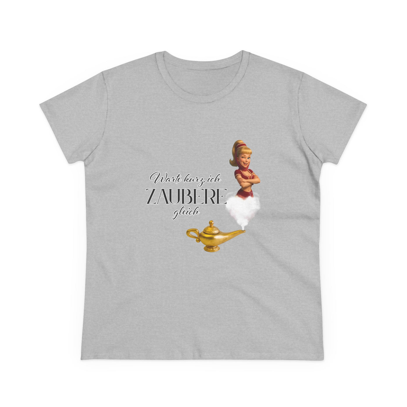 Women's Magic T-Shirt - bezaubernde Jeannie - Warte, ich zaubere gleich