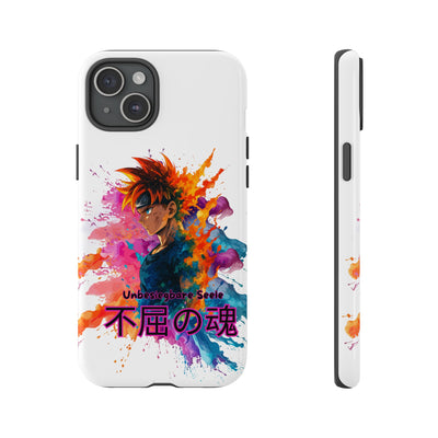 "unbesiegbare Seele" Tough Cases - Colorful Anime Phone Case Handyhülle