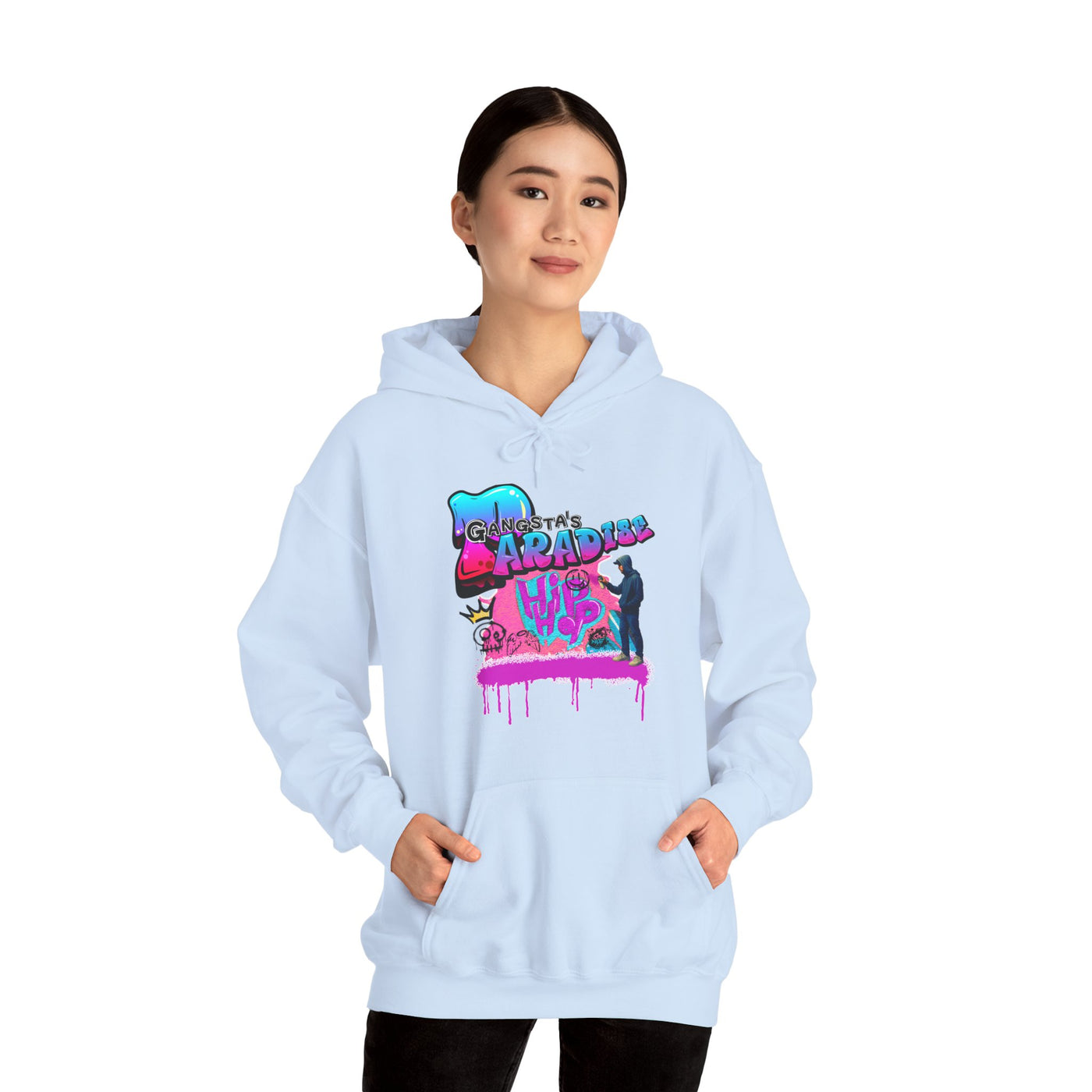 Hoodie Hip Hop Graffiti Design