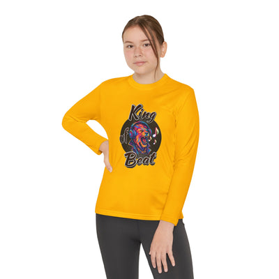King of Beat Youth Long Sleeve Tee - Perfect for Young Musicians! 