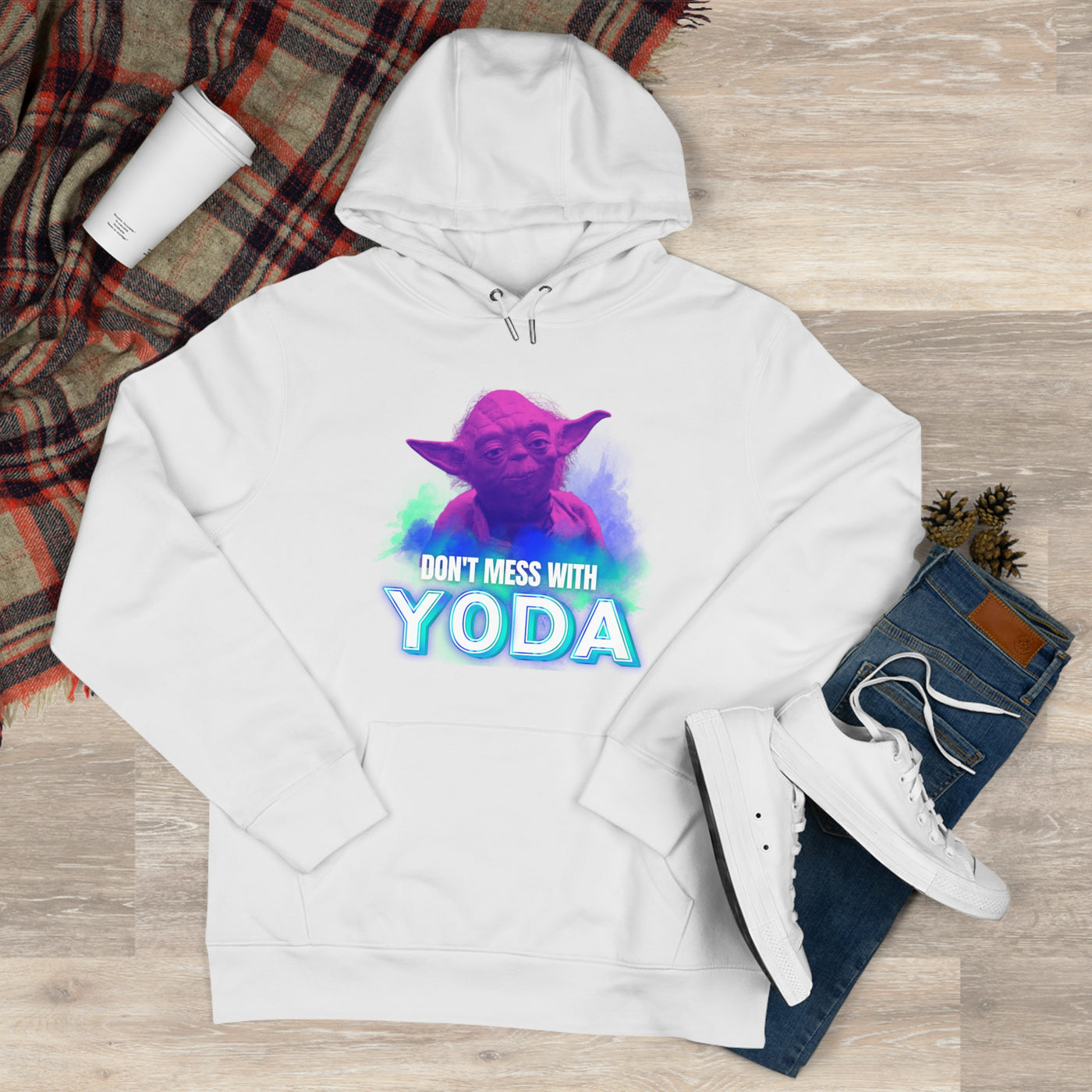 Don't Mess With Yoda Hooded Sweatshirt - starwars