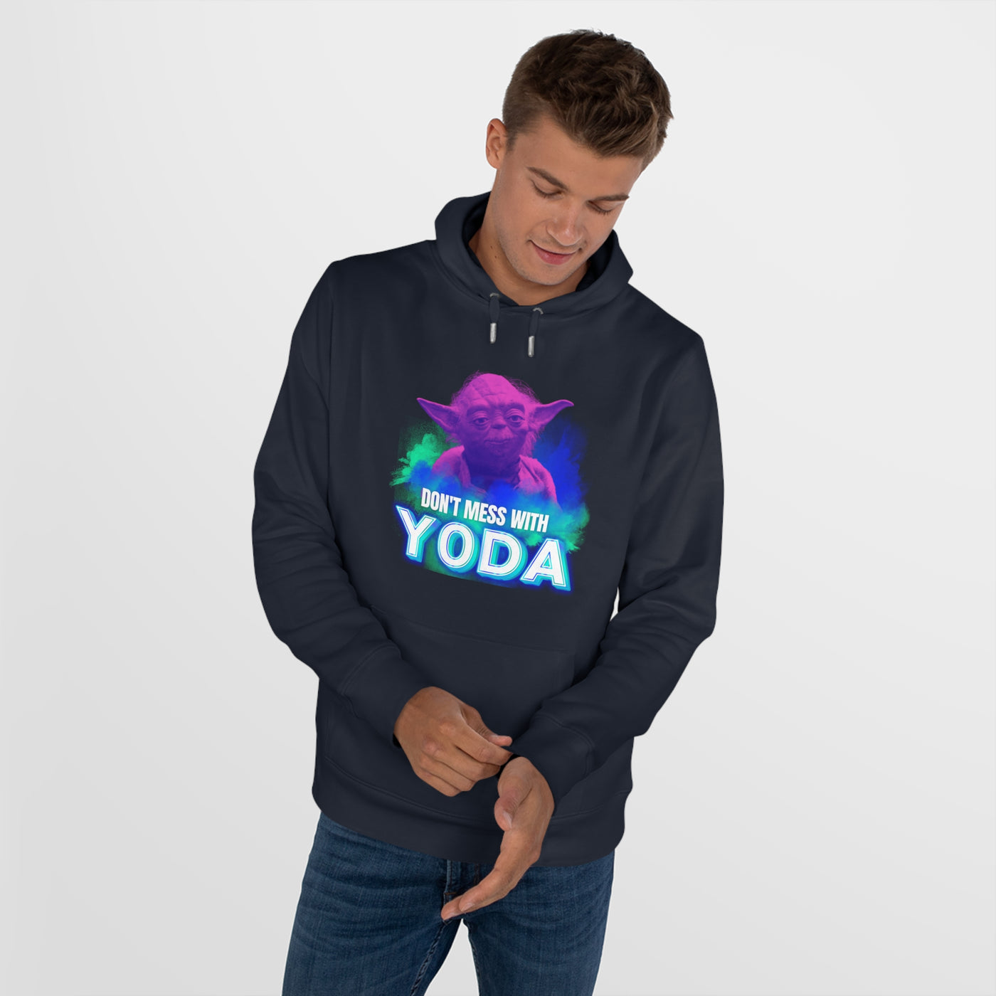 Don't Mess With Yoda Hooded Sweatshirt - starwars
