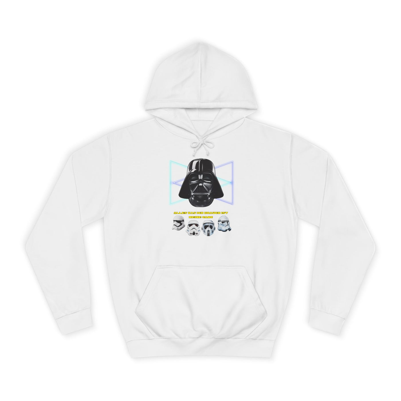 Star Wars unisex Hoodie - Darth Vader   - Alles was ich brauch ist meine Gang - beidseitig bedruckt