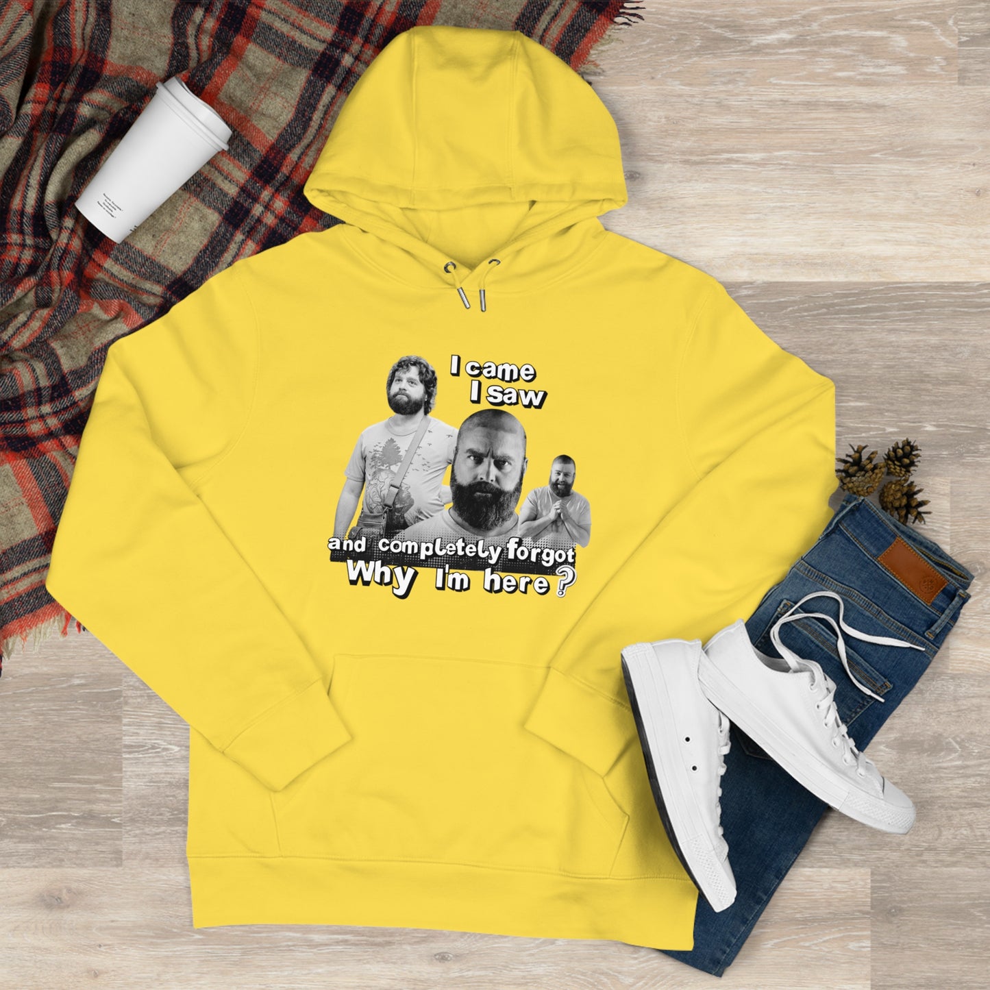 I cam- saw- and forgot why I am here - Alan Garner Hoodie for Men