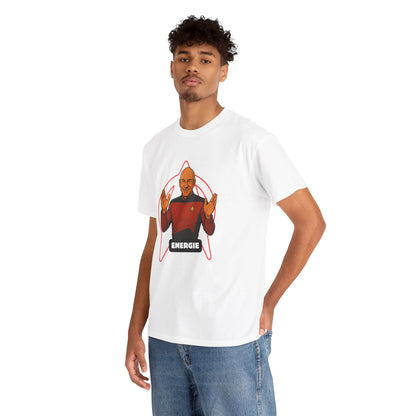 Energie Unisex Heavy Cotton Tee - Perfect for Sci-Fi Fans and Casual Wear