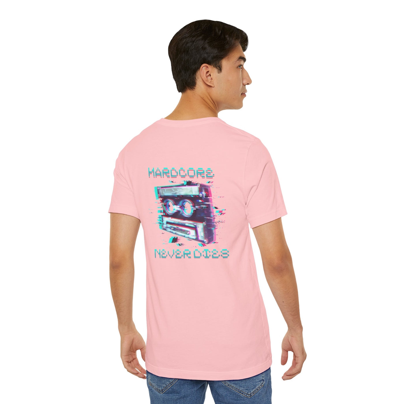 Techno - Hardcore Never Dies - Retro Graphic Tee, 90s Aesthetic Shirt unisex