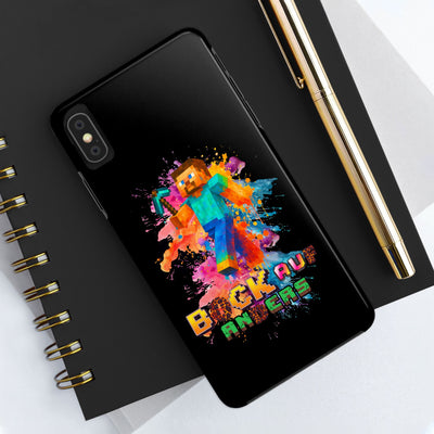 Minecraft Inspired Tough Phone Case - Handyhülle  "Bock auf anders" Colorful Gamer Design