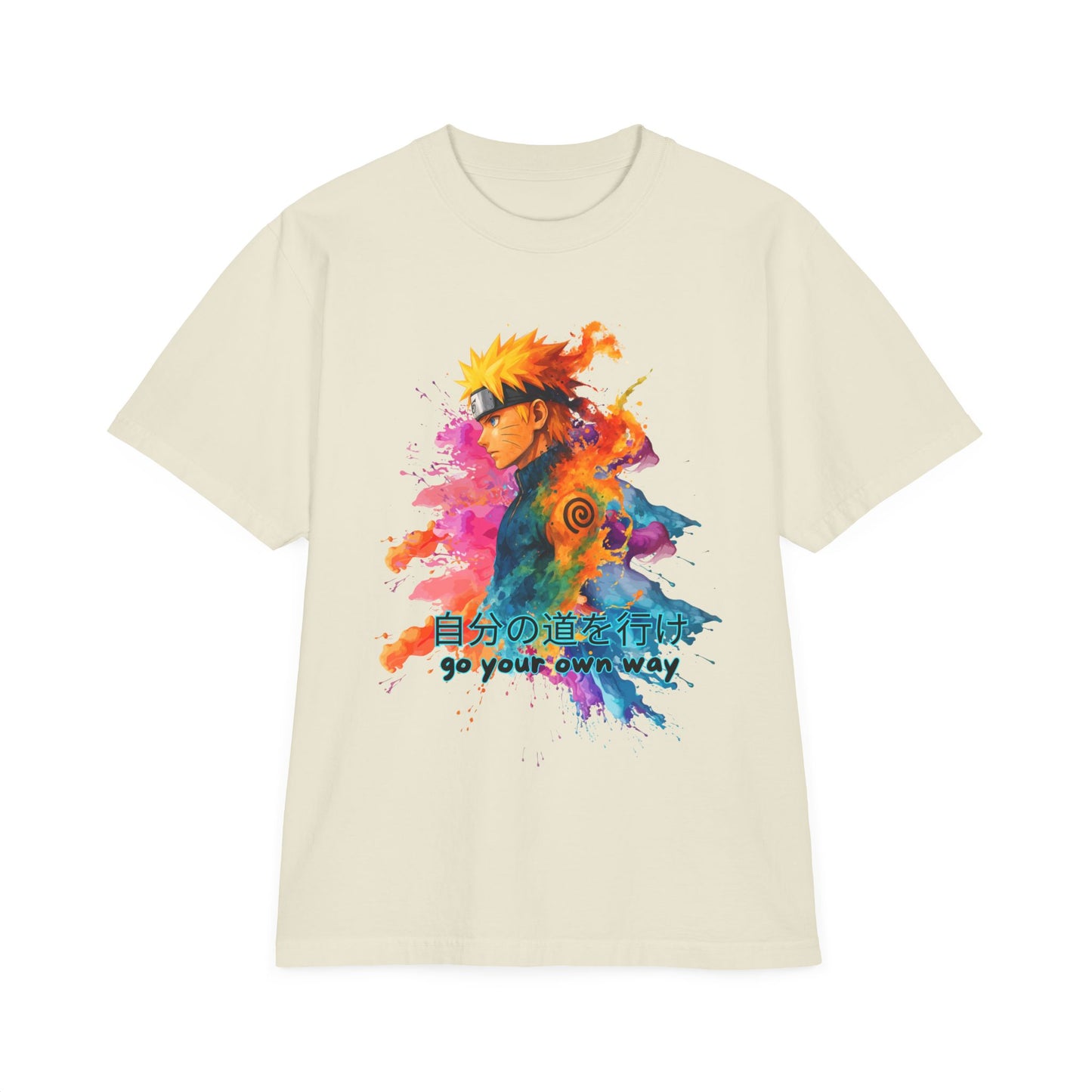 Unisex Graphic T-Shirt - Go Your Own Way - Naruto Inspired Design Anime