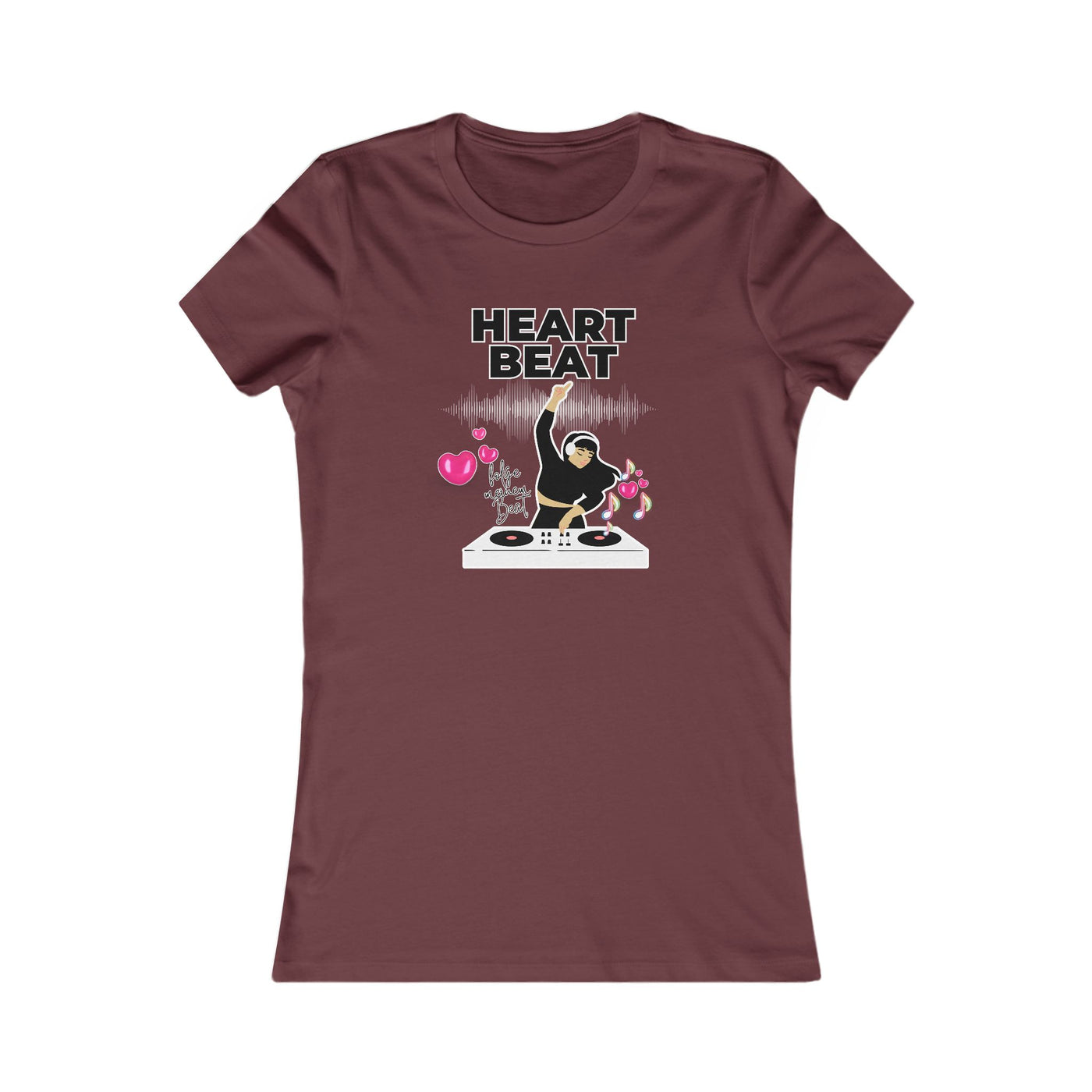 Heart Beat Graphic Tee – Perfect for Music Lovers &amp; Festivals