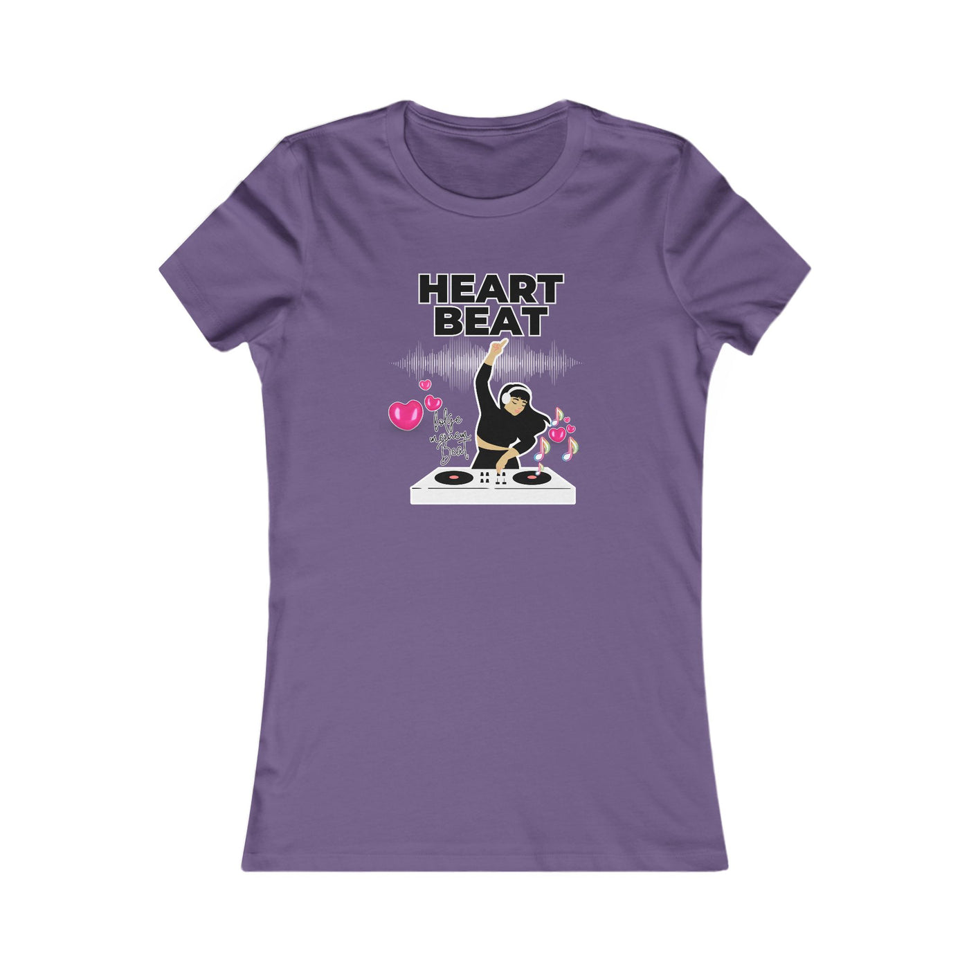 Heart Beat Graphic Tee – Perfect for Music Lovers &amp; Festivals