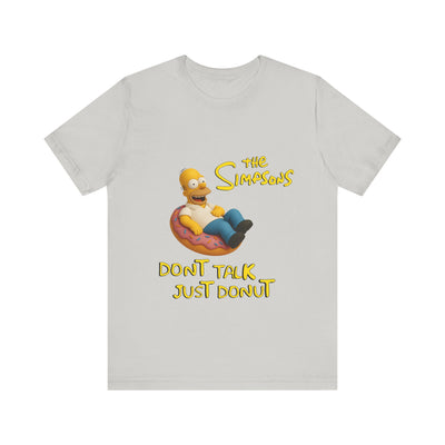 The Simpsons Donut Lover Tee - Funny Graphic T-Shirt -unisex