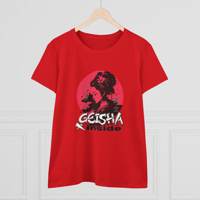 "Geisha Inside"Fleece Shirt, Cozy