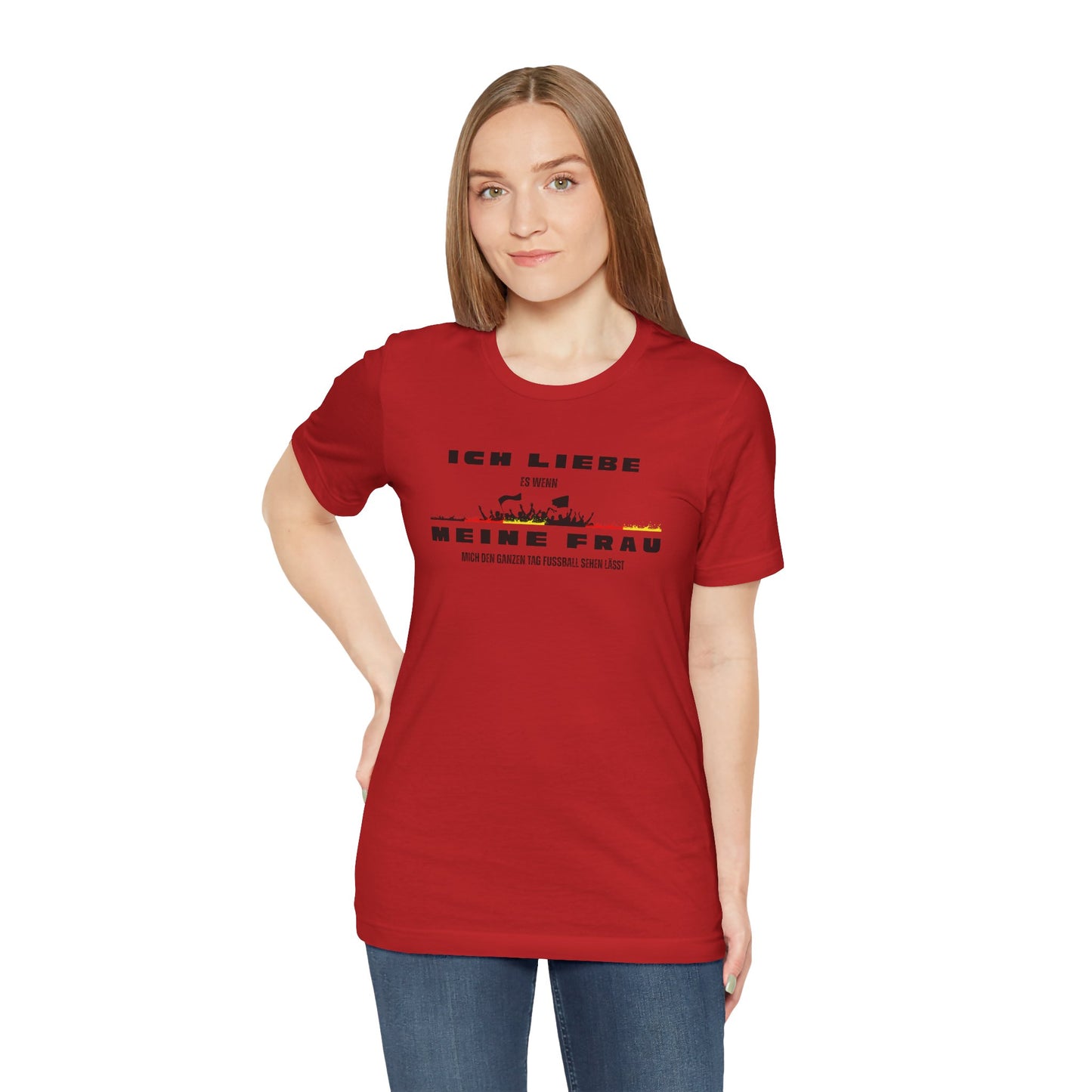 Funny Unisex Jersey Tee - "Ich Liebe Meine Frau" T-Shirt