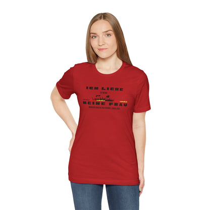 Funny Unisex Jersey Tee - "Ich Liebe Meine Frau" T-Shirt