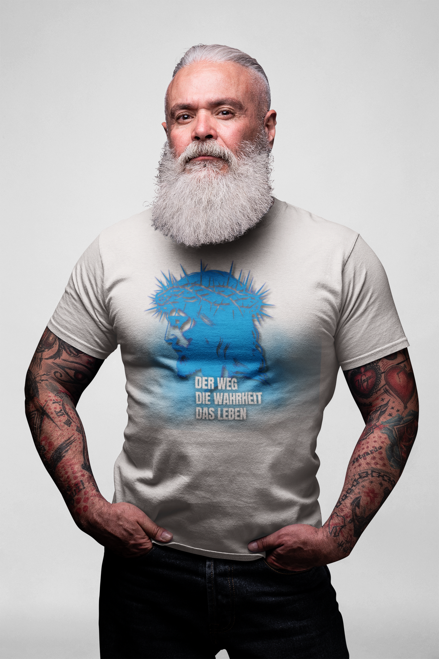 T Shirt Jesus "Der Weg - Die Wahrheit - Das Leben"