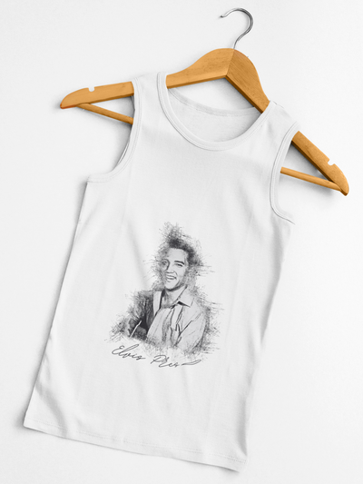 Tank Top - Elvis Presley Inspired Vintage Design