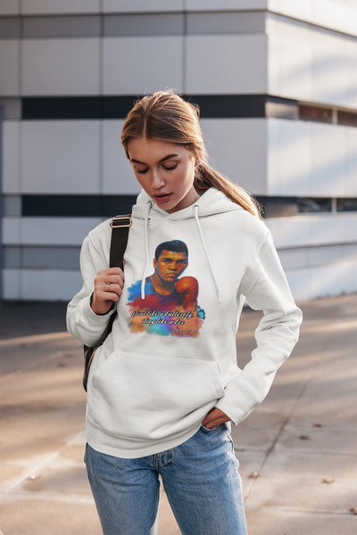 Inspirational Muhammad Ali Hoodie - Unisex Float like a butterfly and sting like a bee