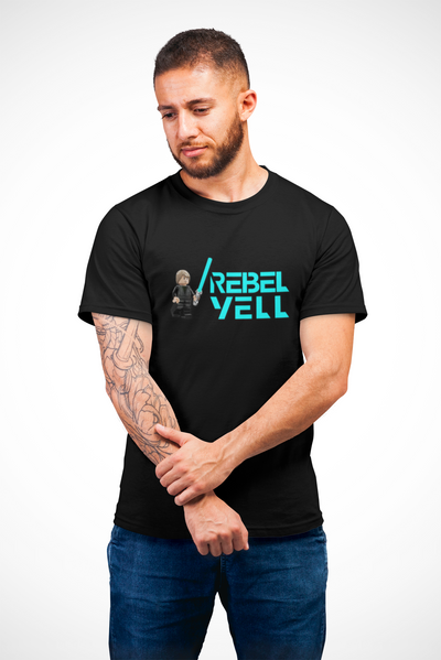 Cool Rebel Yell Luke Skywalker Unisex Jersey Tee - Short Sleeve Graphic T-Shirt for Fans