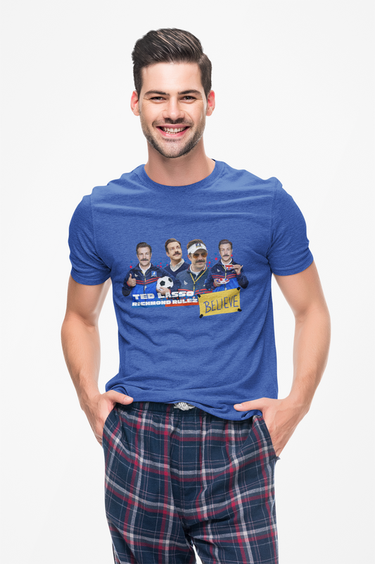 Ted Lasso Believe Unisex Tee - Inspirational Sports T-Shirt