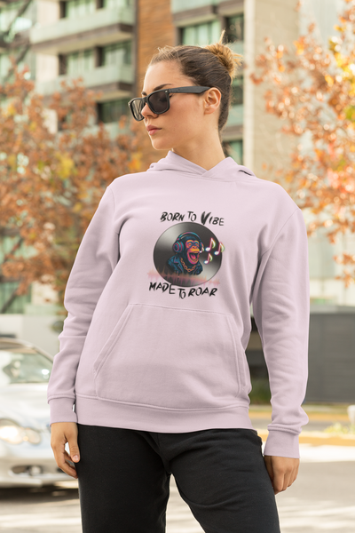 Born to Vibe Hoodie - cool monkey design / Monkey