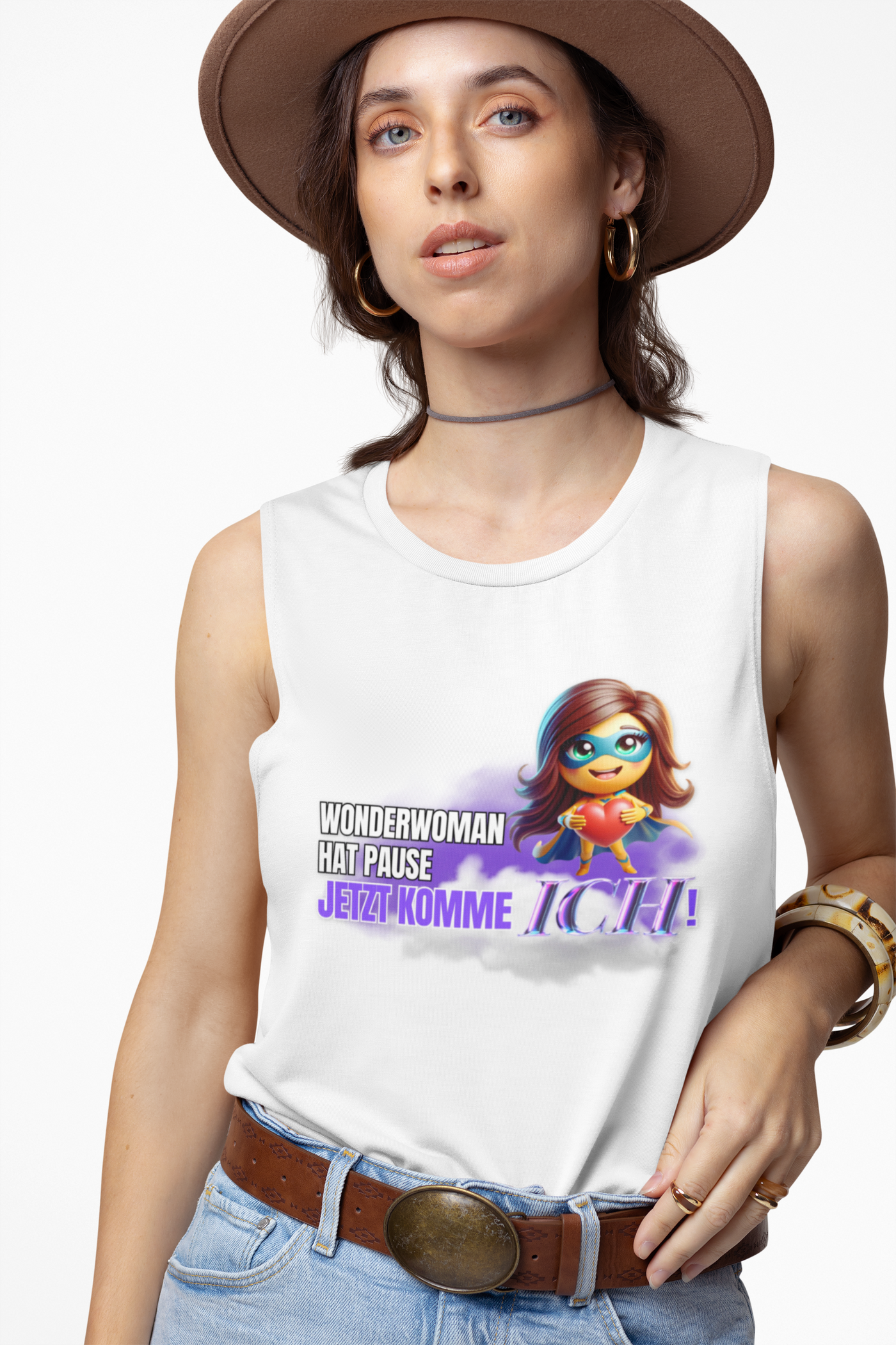 Funny Wonder Woman Unisex Jersey Tank - Perfect for Fitness and Casual Wear