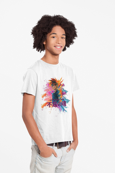 Vibrant Anime Art Unisex Cotton Crew Tee