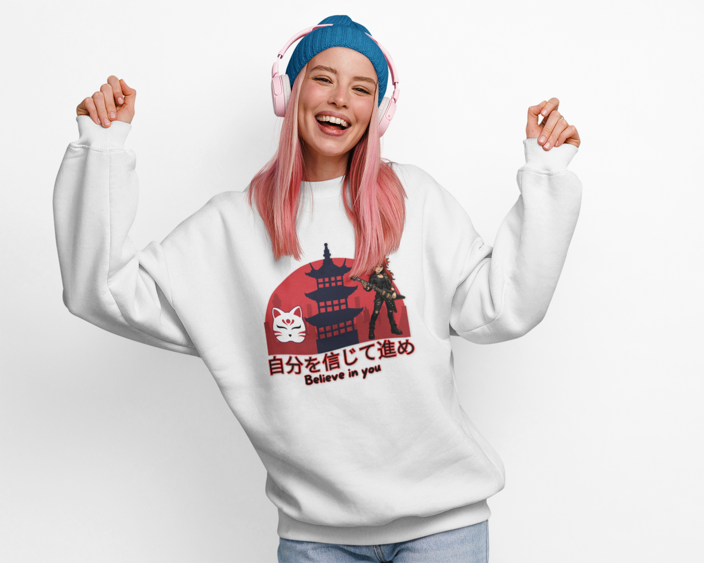 Sweatshirt - Anime "Believe in you"