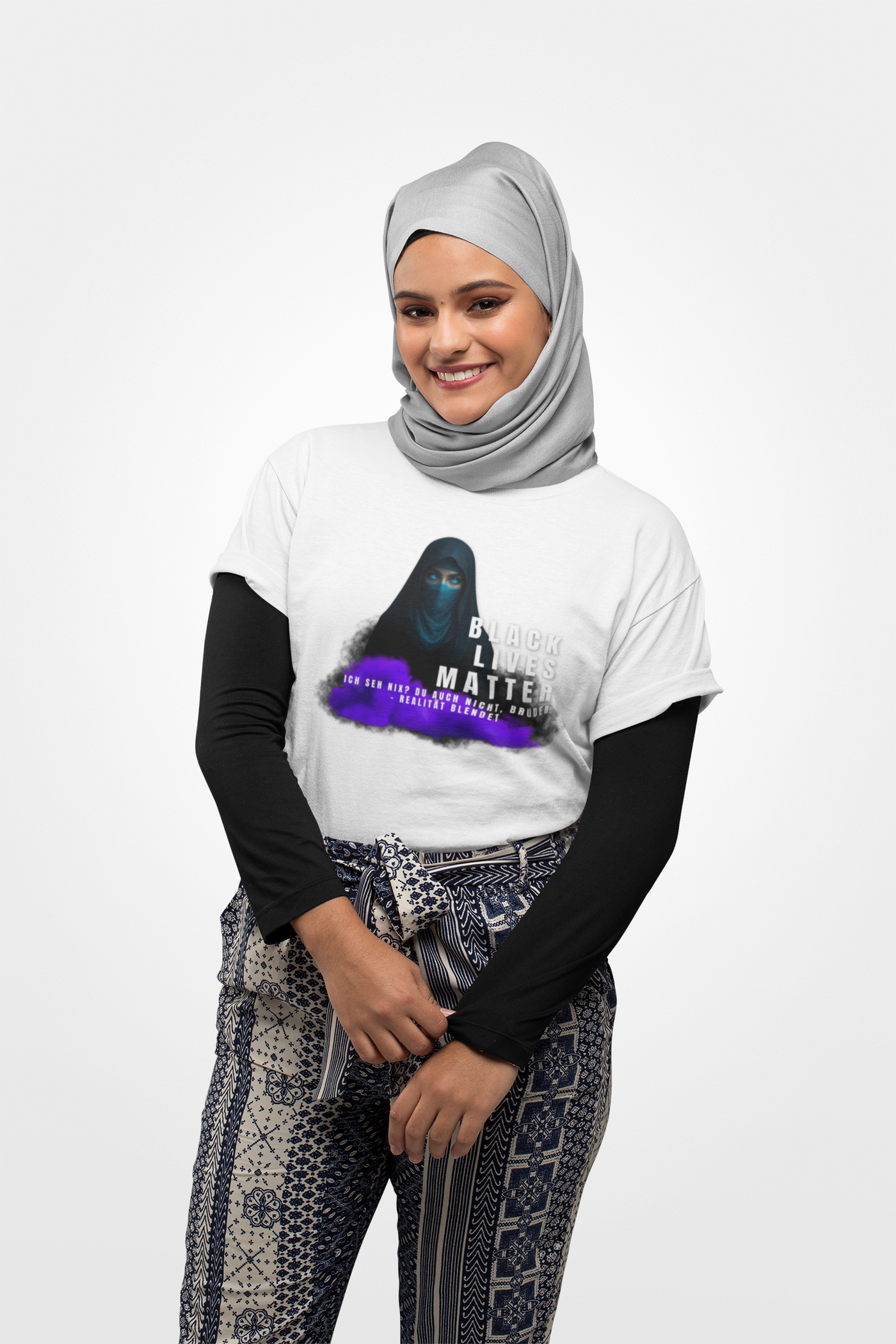 Black life matters -I don't see anything- neither do you, brother- Reality blinds- Statement Shirt