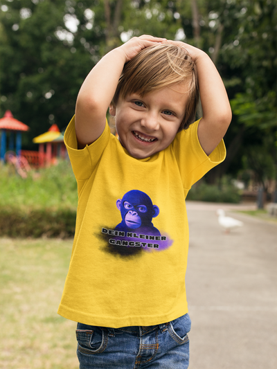 Kids Softstyle Tee - 'Little Gangster' Graphic Tee for Fun and Playful Kids