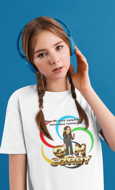 Kids oh sorry Tee - Funny - If oh sorry was Olympic you would have gold