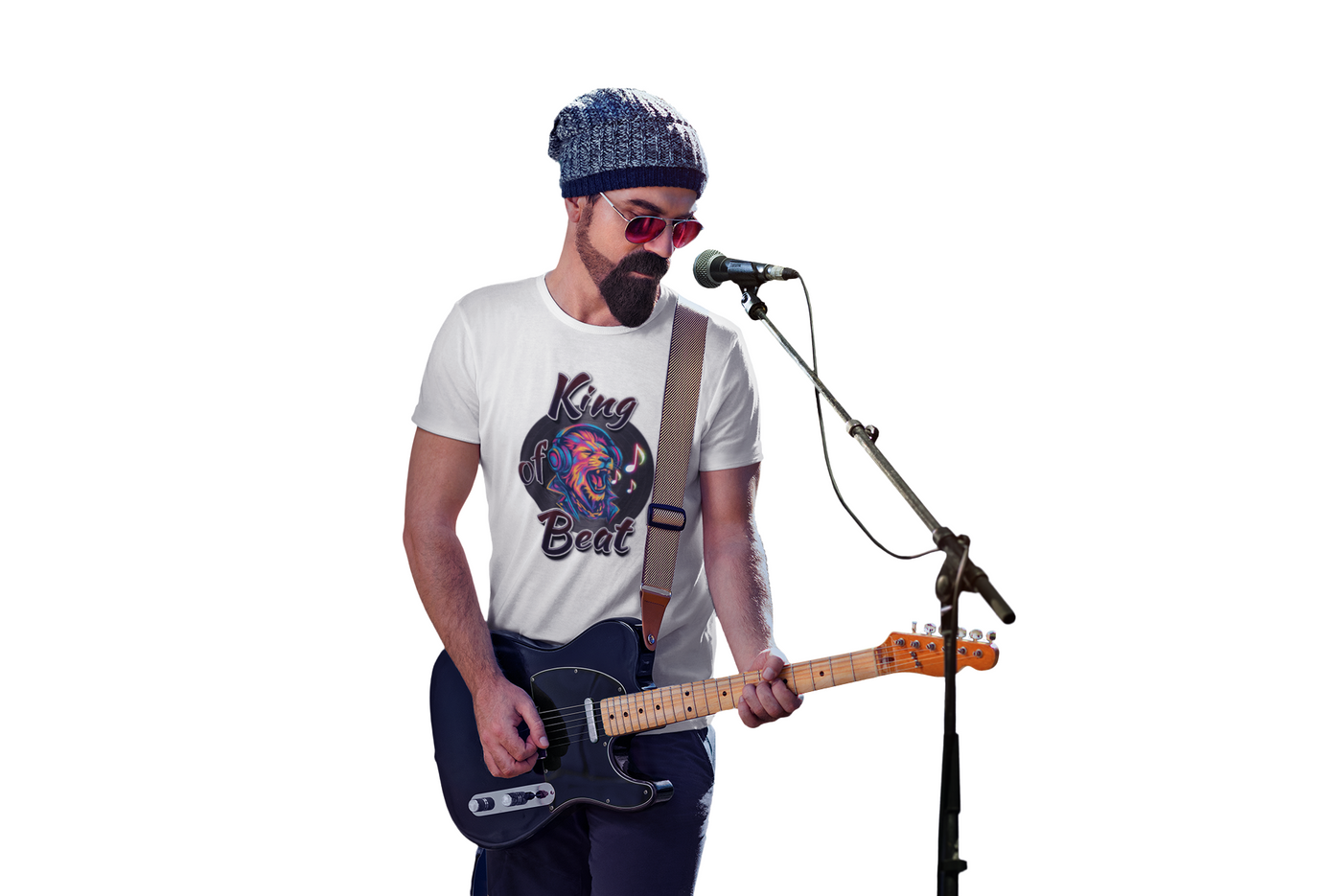 King of Beat Unisex Short Sleeve Tee - Music Lovers T-Shirt