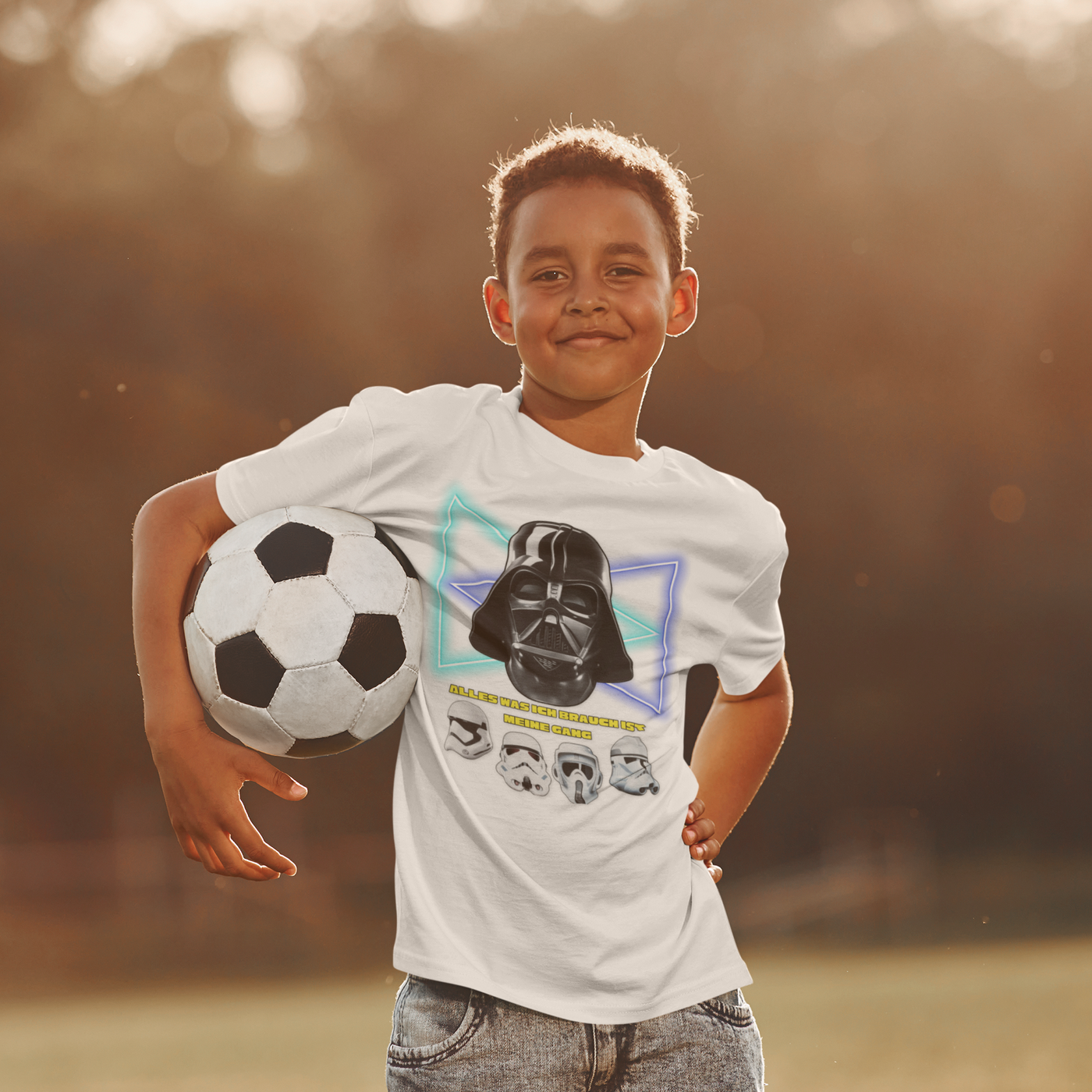 Star Wars Kids T-Shirt - Retro Darth Vader Design 