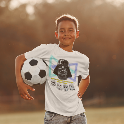Star Wars Kids T-Shirt - Retro Darth Vader Design 