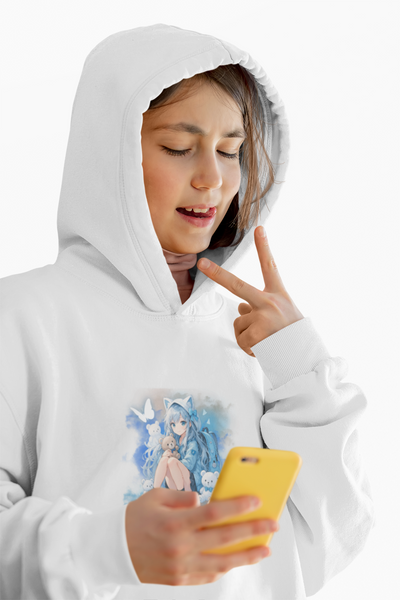 Anime Hoodie Kids - Within Darkness there is a light- 