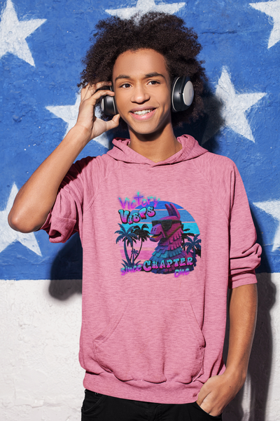 Kids Hoodie Fortnite - Victorious Vibes since Chapter Design, Trendy Youth Apparel