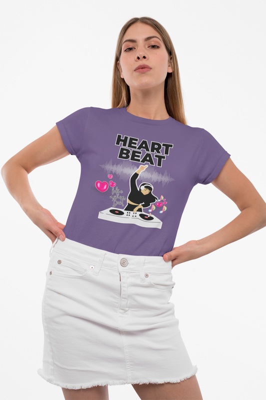 Heart Beat Graphic Tee – Perfect for Music Lovers & Festivals