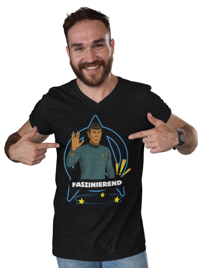 Fascinated Unisex V-Neck Tee - Perfect for Sci-Fi Lovers