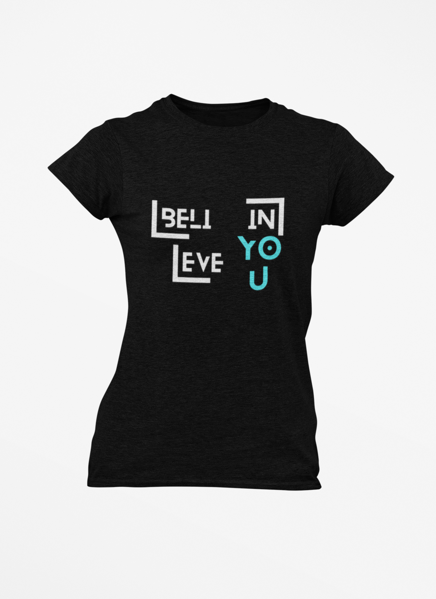 Inspirational Women's Softstyle Tee - 'Believe in You'